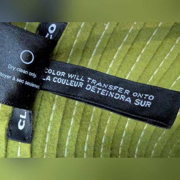 Y2K Club Monaco Bucket Hat 100% Wool, OS Lime Green - Picture 9 of 11